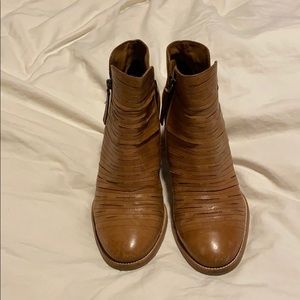 Camel Colored Ankle Booties